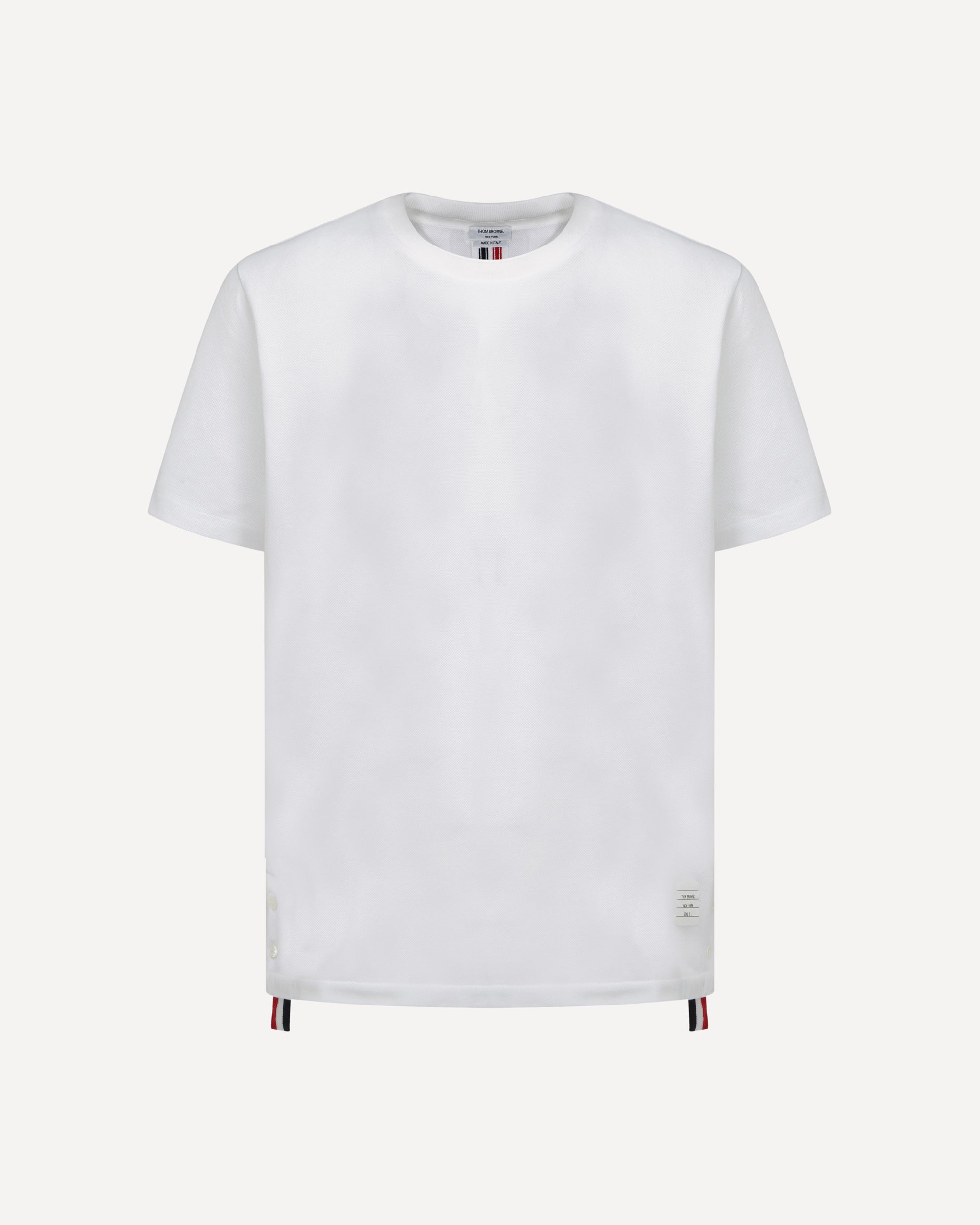 THOM BROWNE Short sleeve cotton T-shirt Male 4
