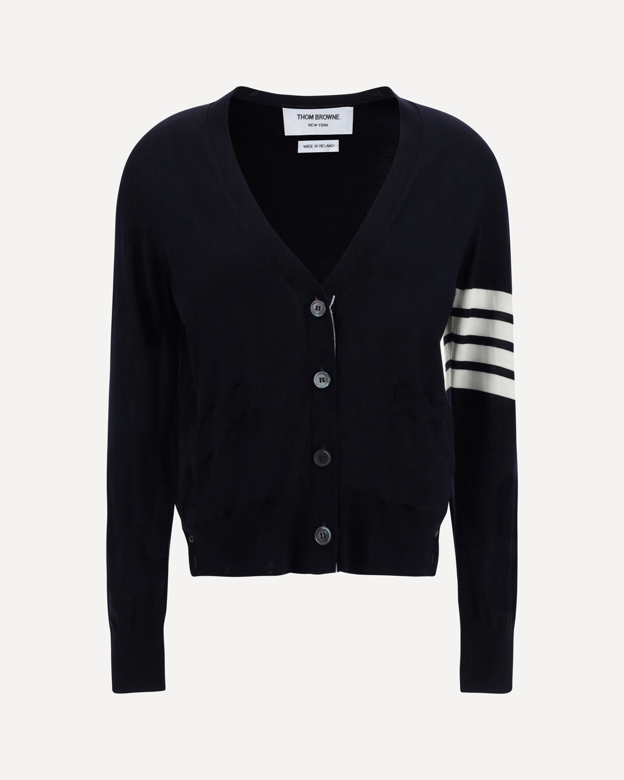 THOM BROWNE Merino Wool Cardigan Female 40