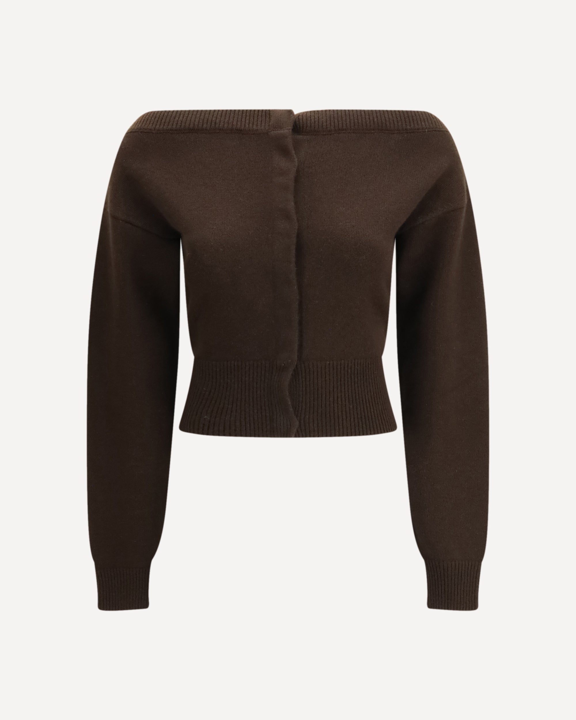 TOM FORD Soft cashmere open-neck shrunken Cardigan Female M