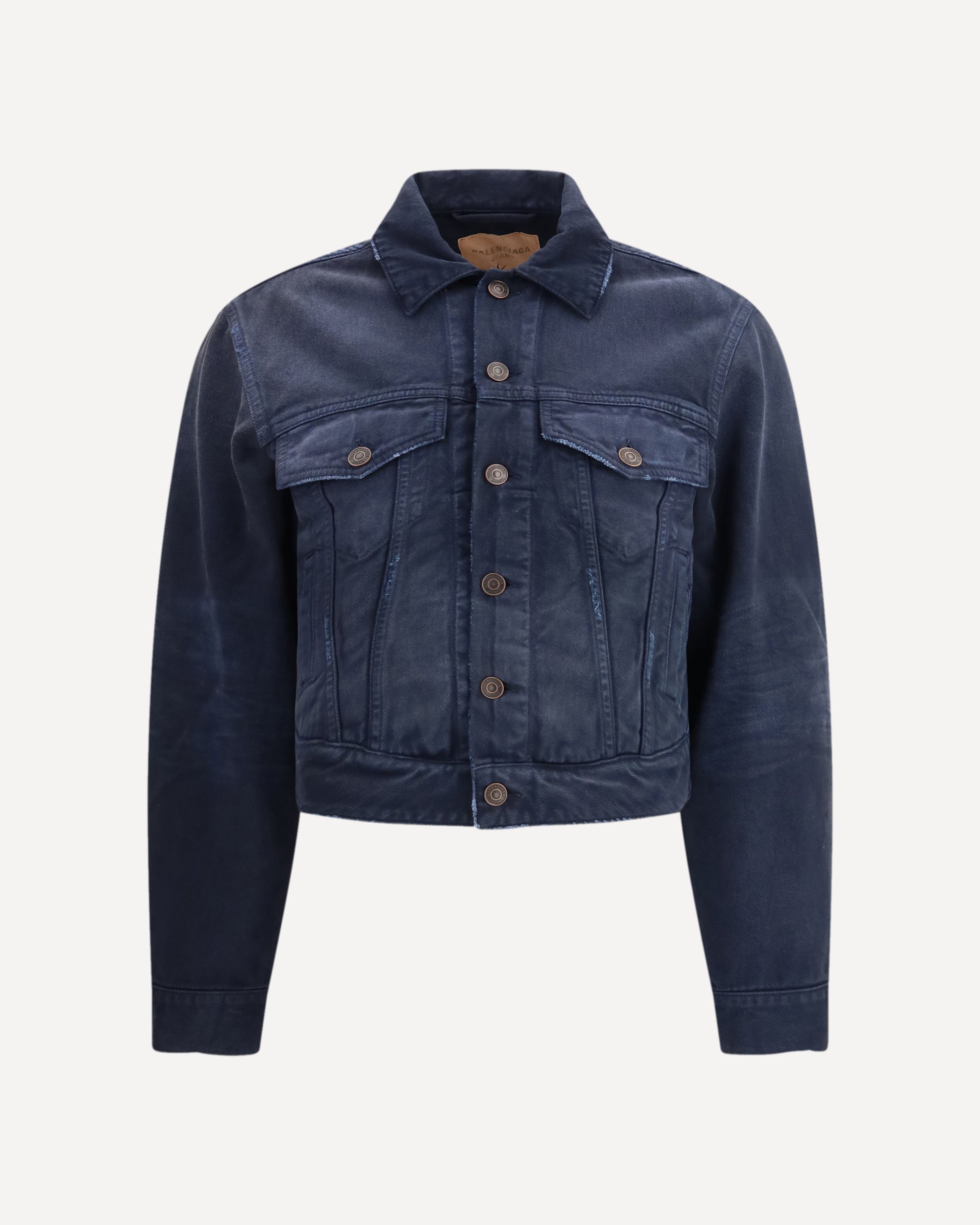 BALENCIAGA Curved-waist Trucker Jacket Female M