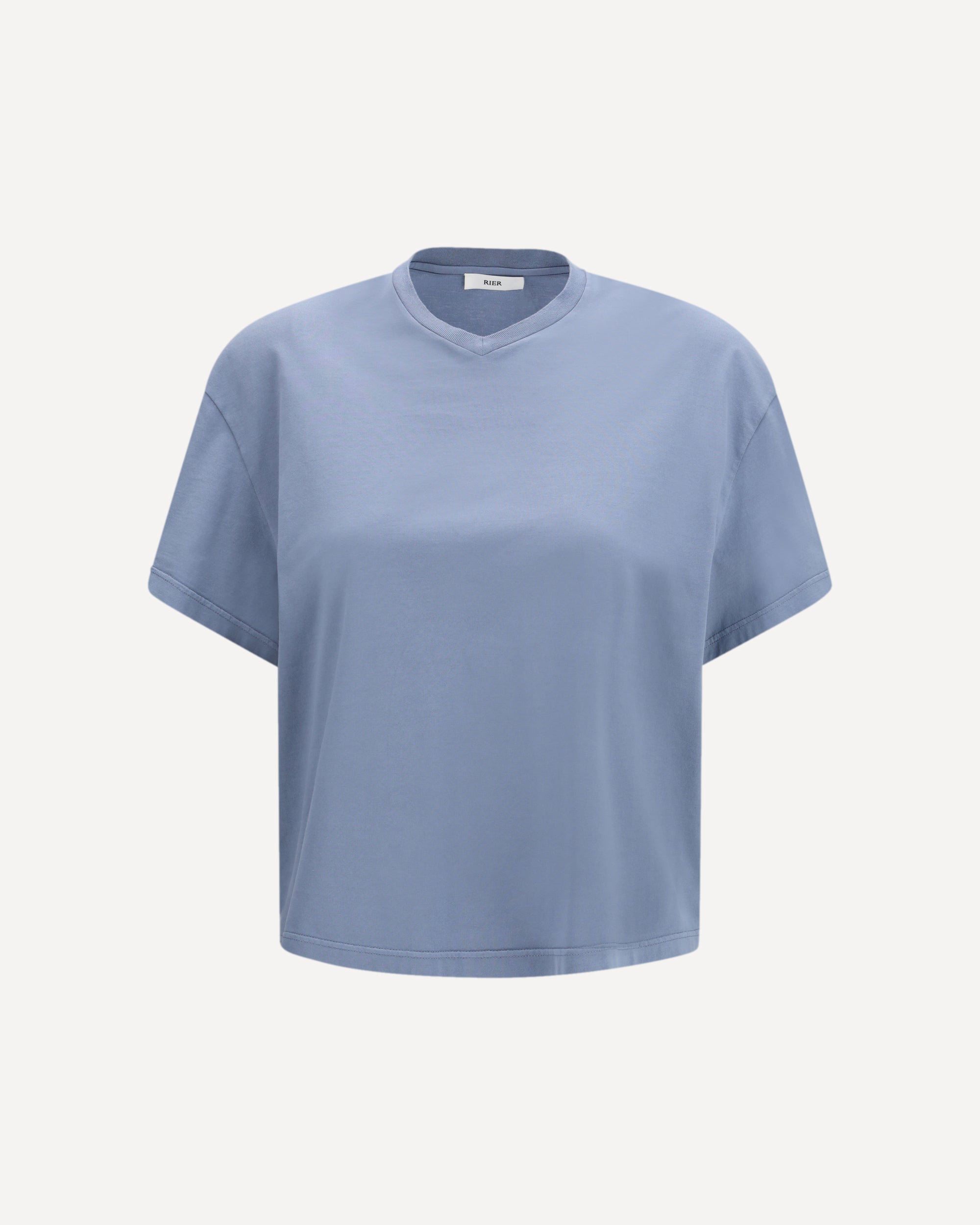 RIER Cotton V-neck T-shirt Female S