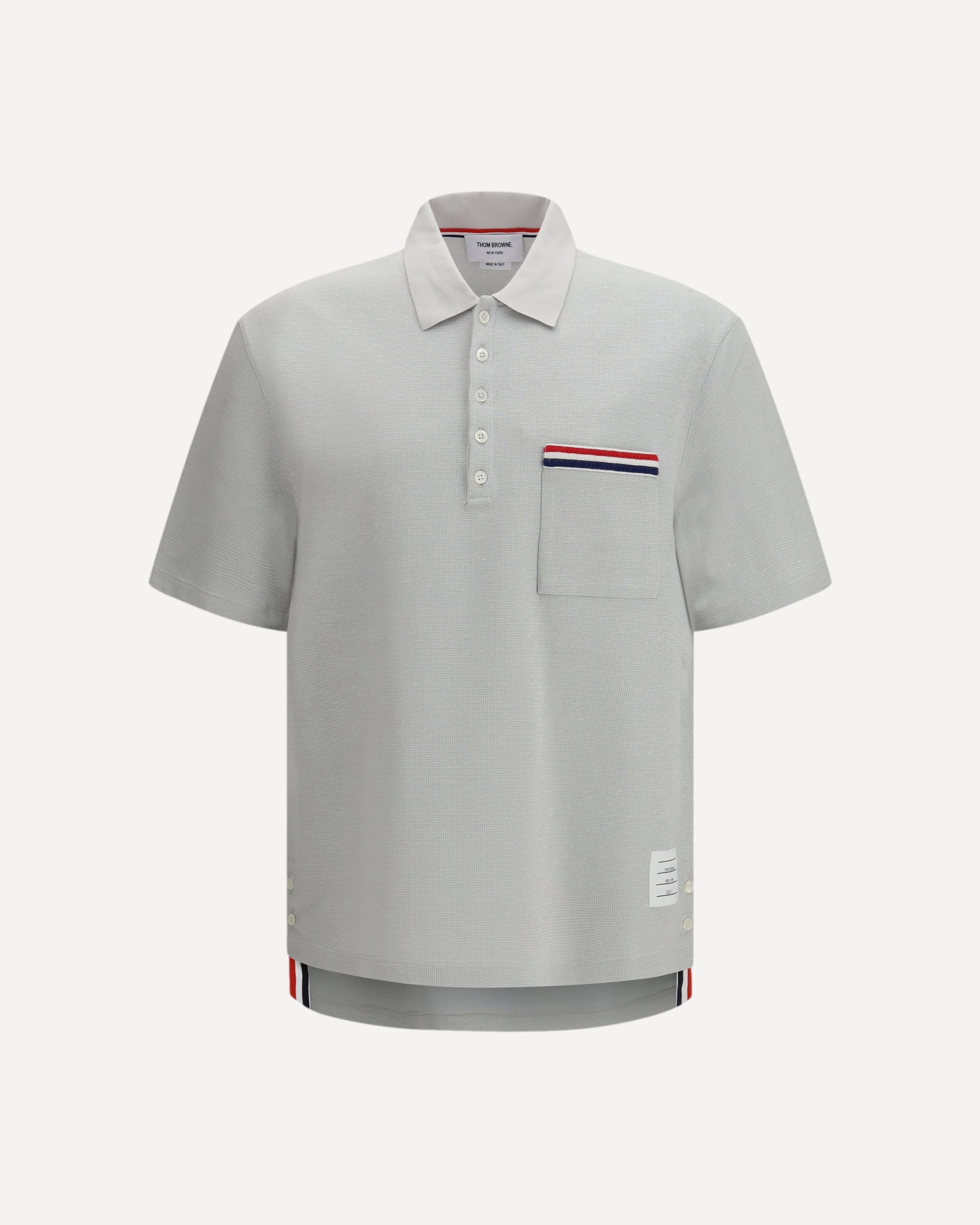 THOM BROWNE Short-sleeve Polo with chest pocket Male 4