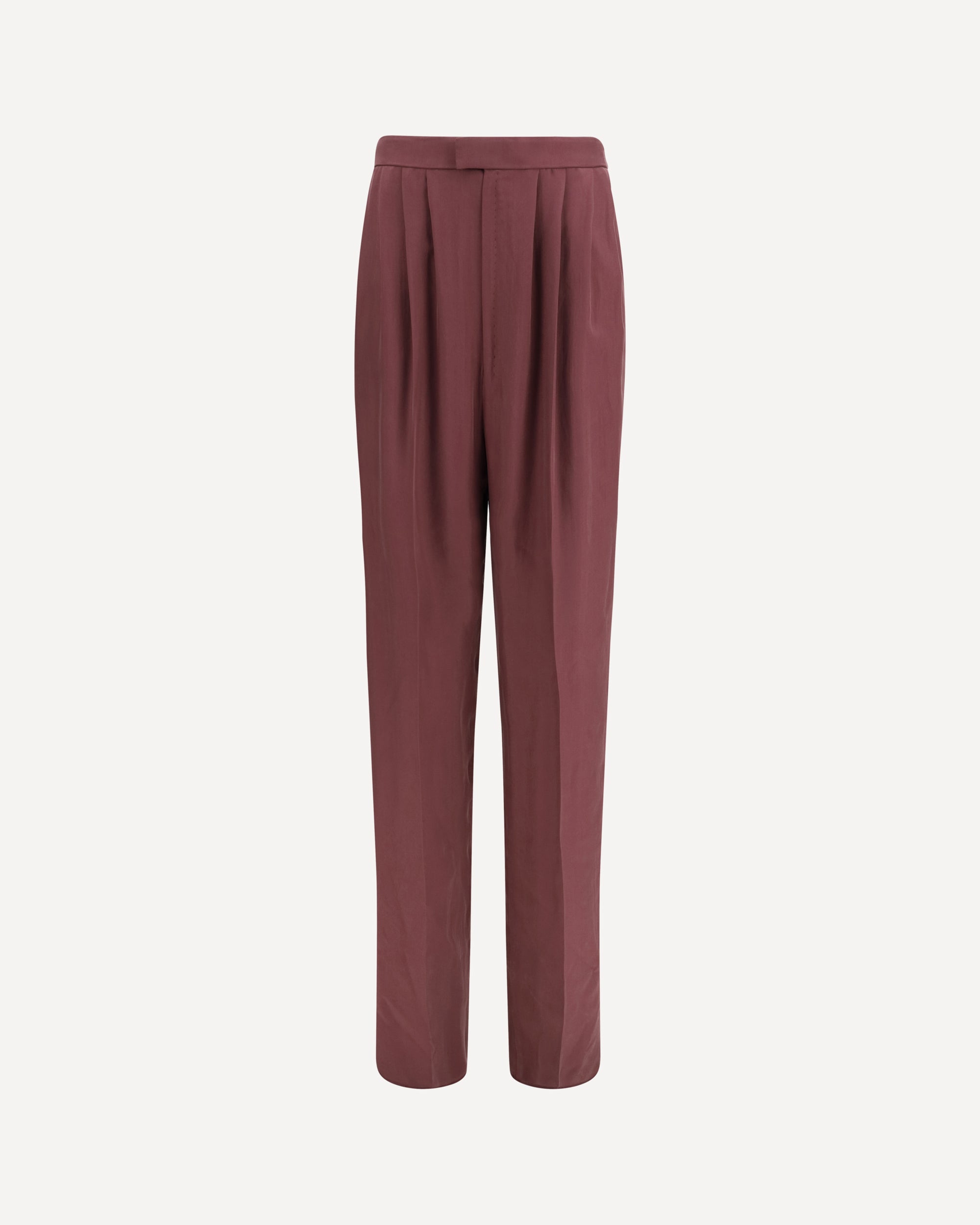 SAINT LAURENT Habutai silk tailored Pants Female 40