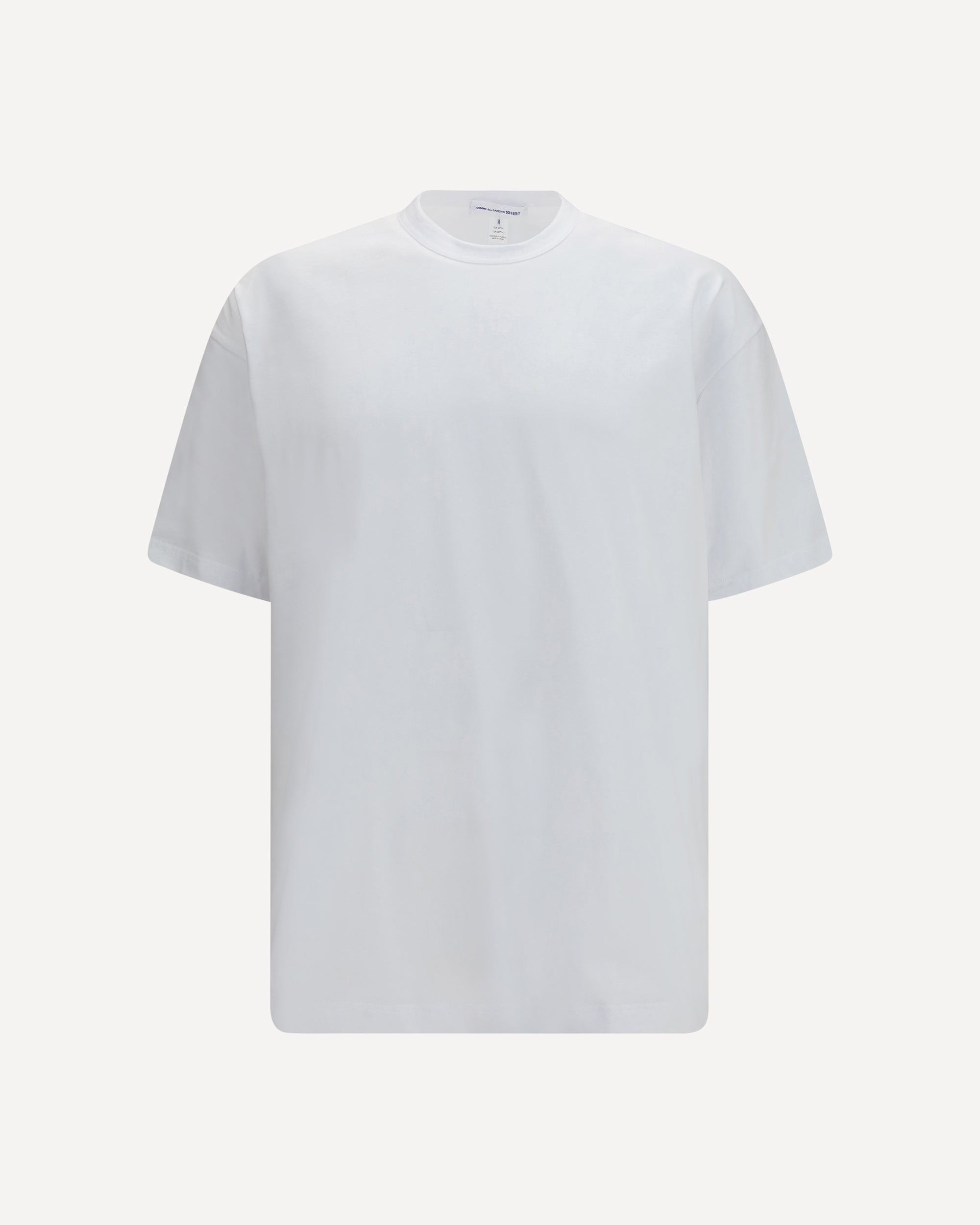 COMME DES GARÇONS SHIRT Oversized short-sleeve crewneck T-shirt Male XS