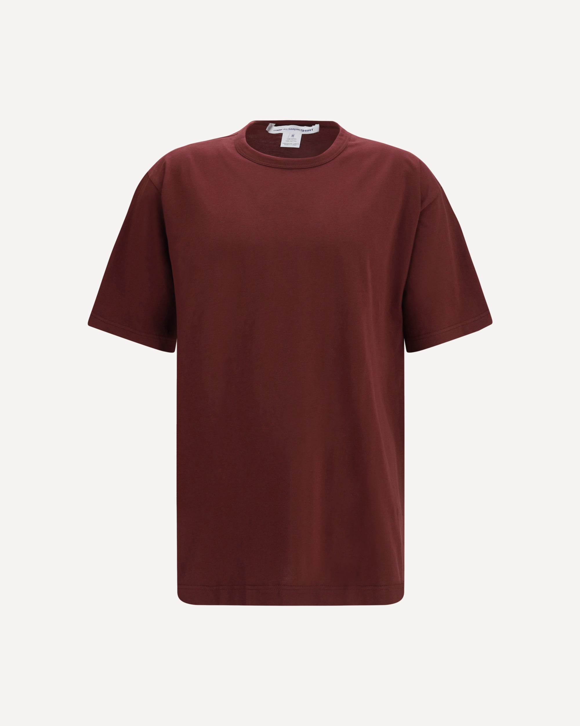 COMME DES GARÇONS SHIRT Short-sleeved cotton crewneck T-shirt Male L