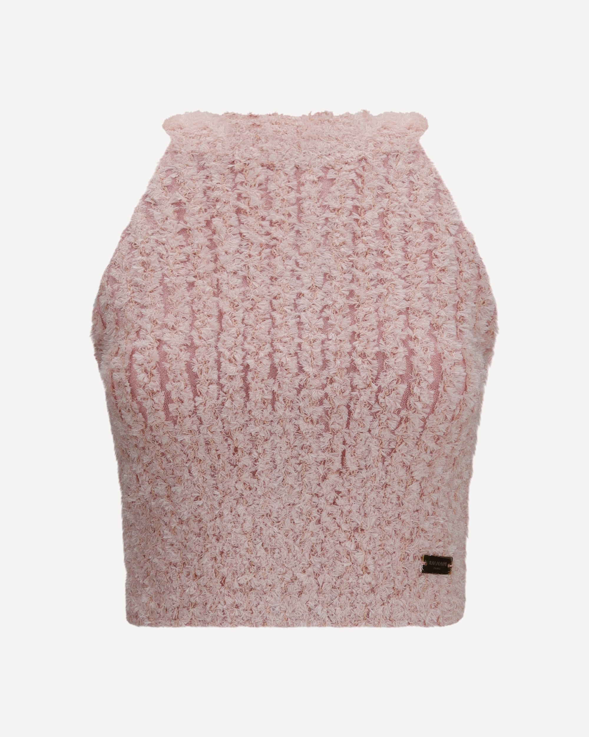 BALMAIN Sleeveless crew neck Top Female 40