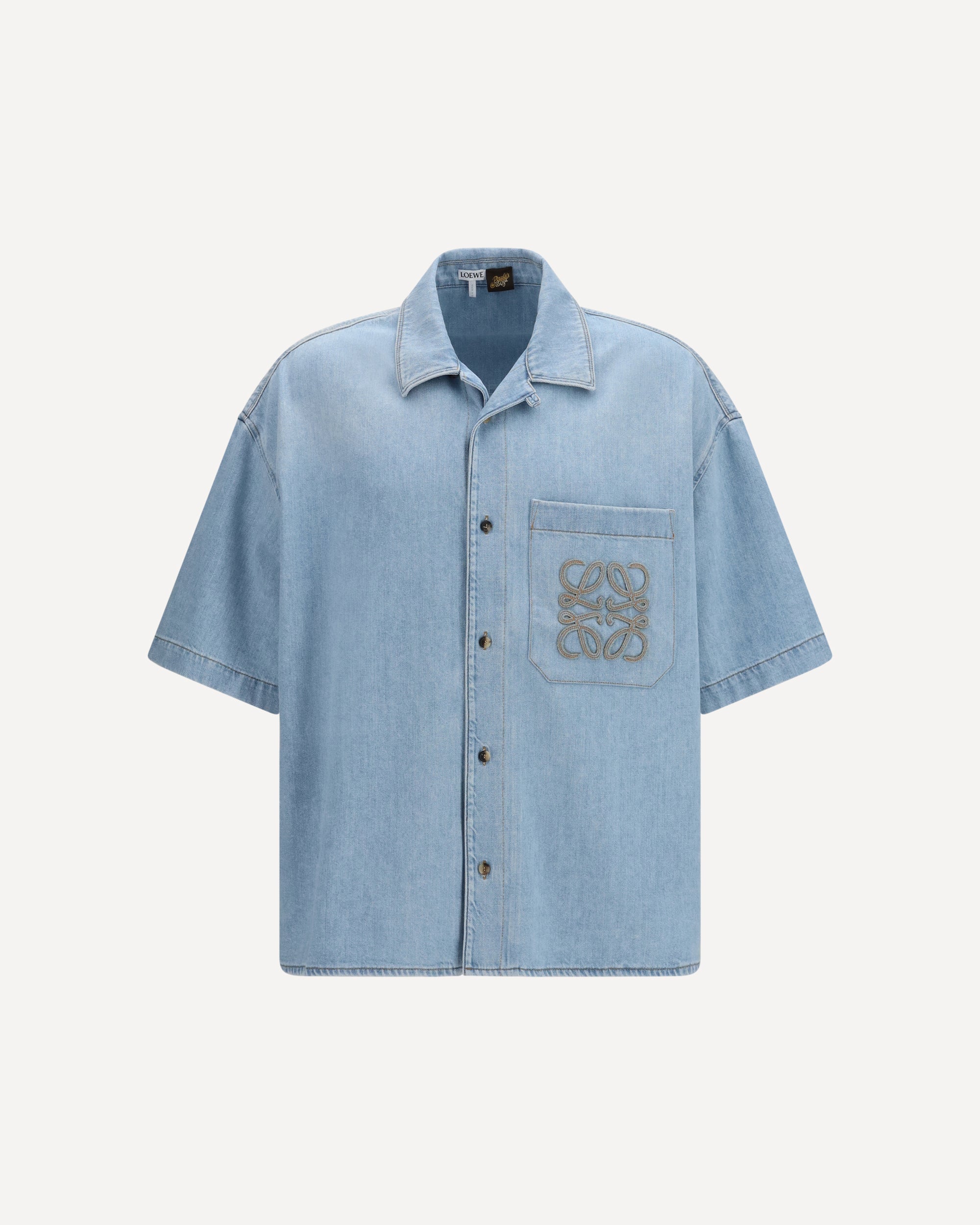 LOEWE Short-sleeved denim Shirt Loewe x Paula's Ibiza Male 40
