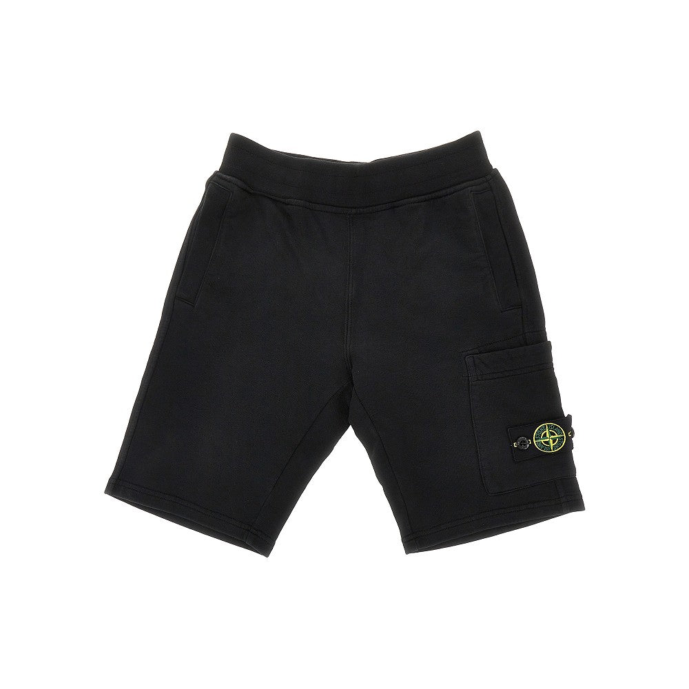 STONE ISLAND French terry cargo shorts Kids 8Y