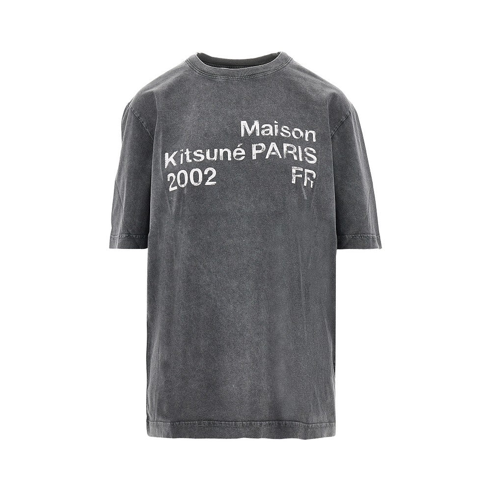 MAISON KITSUNE Maison Kitsuné Paris 2002 print T-shirt Woman M