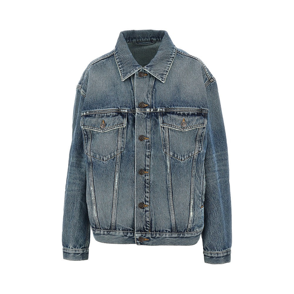 BALENCIAGA Kick Denim jacket Woman 38