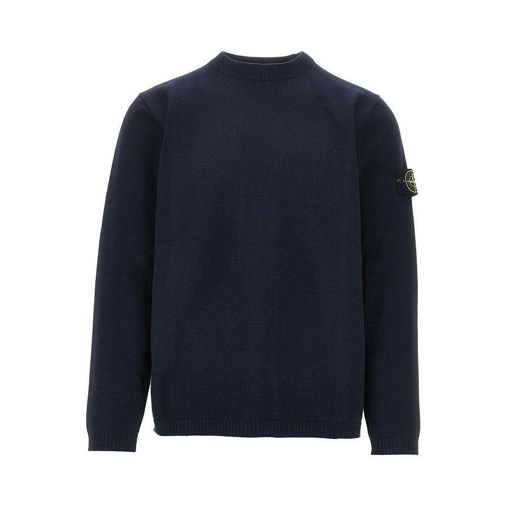 STONE ISLAND Micro stitch organic cotton sweater Man XXL