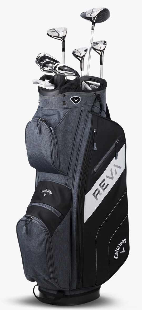 Callaway Golf Ladies REVA 8-Piece Complete Set With Cart Bag Black