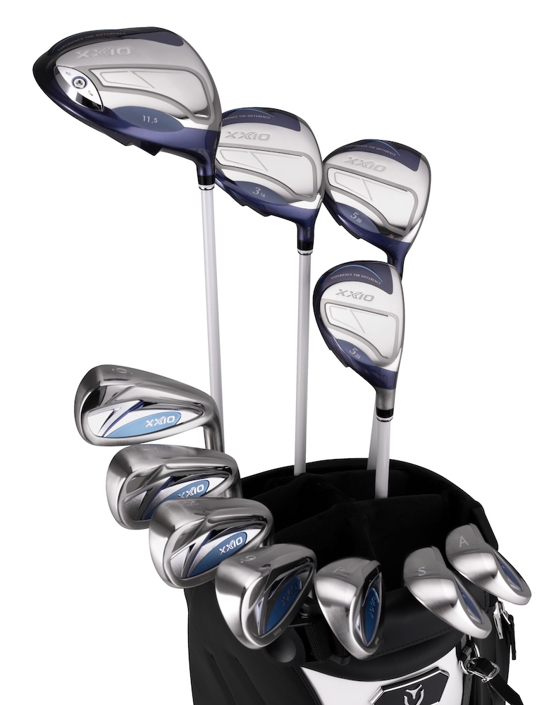XXIO Ladies 14 Premium Complete 11 Piece Set With Stand Bag Ladies Flex