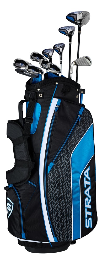 Strata Golf LH Strata Ultimate 16 Piece Complete Set With Bag Regular Flex (Left Handed)