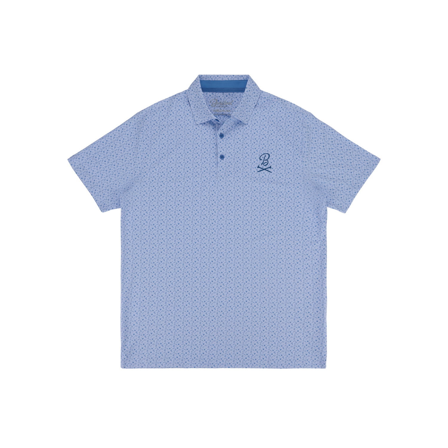 Barstool Golf Pin Seeking Printed Polo