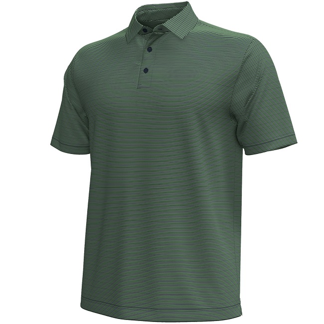 Under Armour Golf T2 Green Bridge Stripe Polo Marine/Midnight Navy XXL