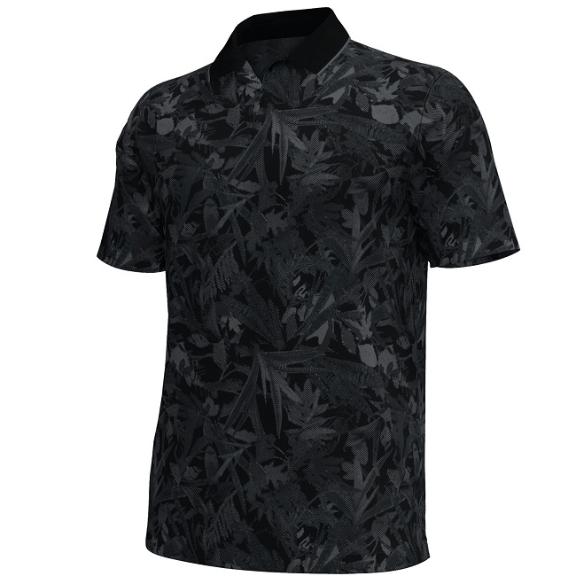 Under Armour Golf Iso-Chill Plant Etching Polo Black Small